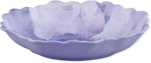 Supreme Housewares Tazón grande de melamina con forma floral de 13 pulgadas, tazón grande para mezclar, tazón grande para ensalada, sin BPA, cuenco