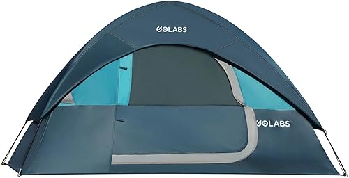 Miniatura 9 de Golabs CT1 - Tienda de campaña para 2 personas, fácil de instalar en 3 minutos, PU1500 mm impermeable con parte superior de malla y puerta con