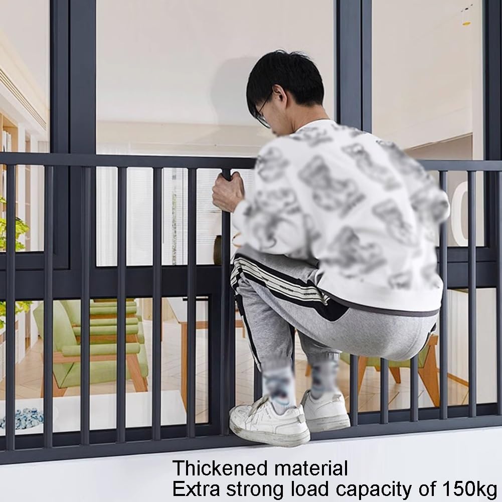 Protector de ventana para seguridad infantil, barras de seguridad para el hogar para evitar caídas accidentales, rejilla de ventana para ventanas (31.4 x 47.2 pulgadas)