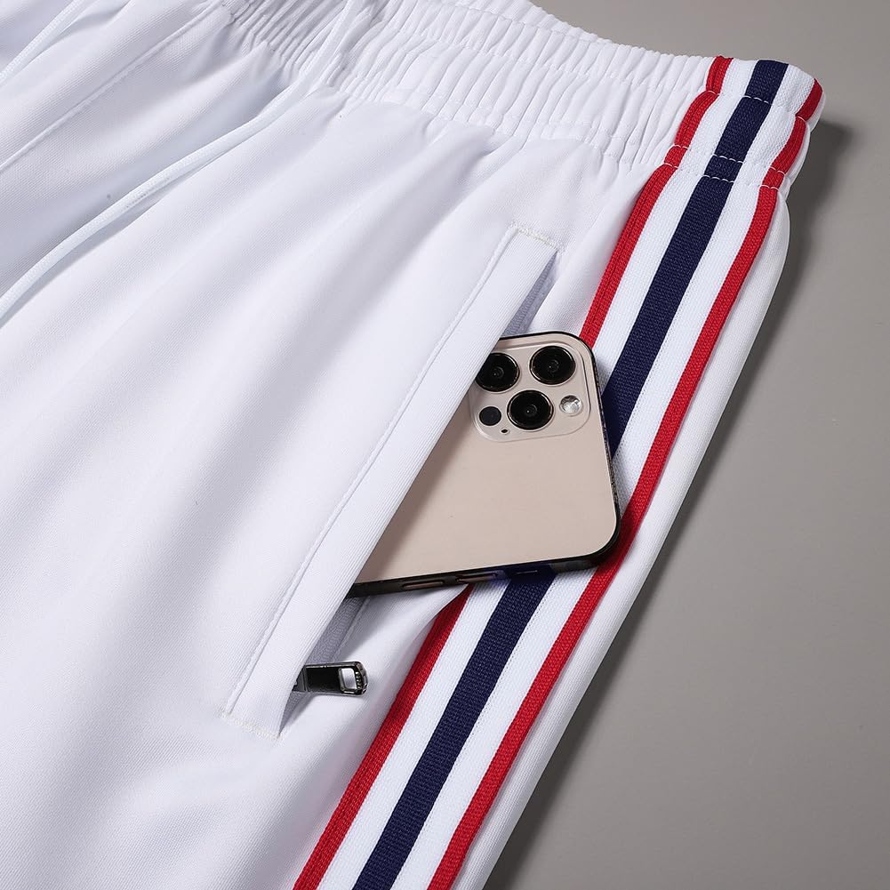 AURACIONE Men Tracksuits 2 Piece Outfits Long Sleeve Full Zip Sports Set Stand Up Collar Jackets and Pants Running Sweatsuit - Image 6