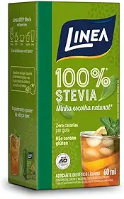 Adoçante Líquido Stevia 100% Zero Calorias Linea 60ml