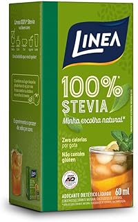 Adoçante líquido stevia 100% zero calorias linea 60ml