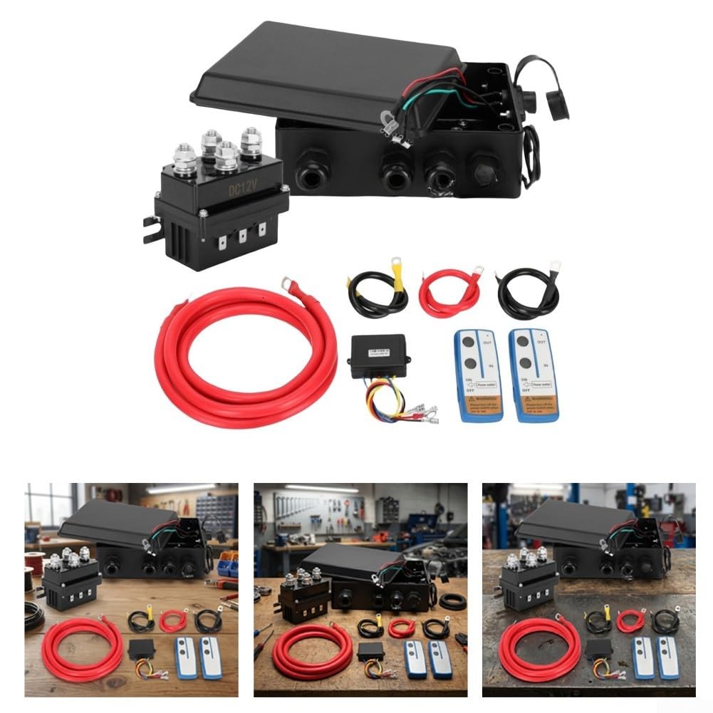 Télécommande de treuil sans fil 500 A pour treuil de 15 000 LBS Kit de