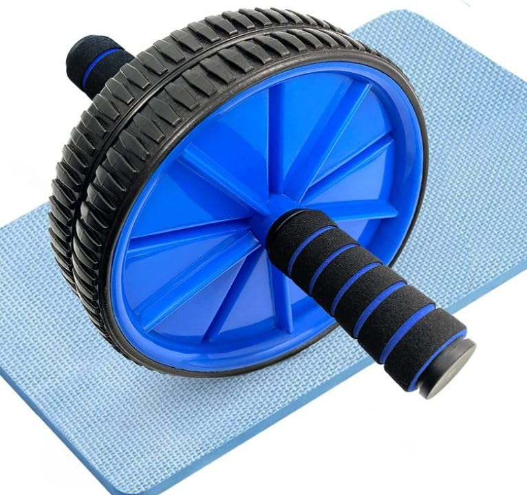 GYMFREAK Wheel Roller Ab Exercise Equipment/Abdominal Strength Trainer for Unisex Ab Exerciser (Multicolor)-picture-11