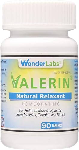 Relajante natural de valeriana para alivio de tensión, alivio del estrés, calambres en las piernas y otros calambres musculares, magnesio, flor de