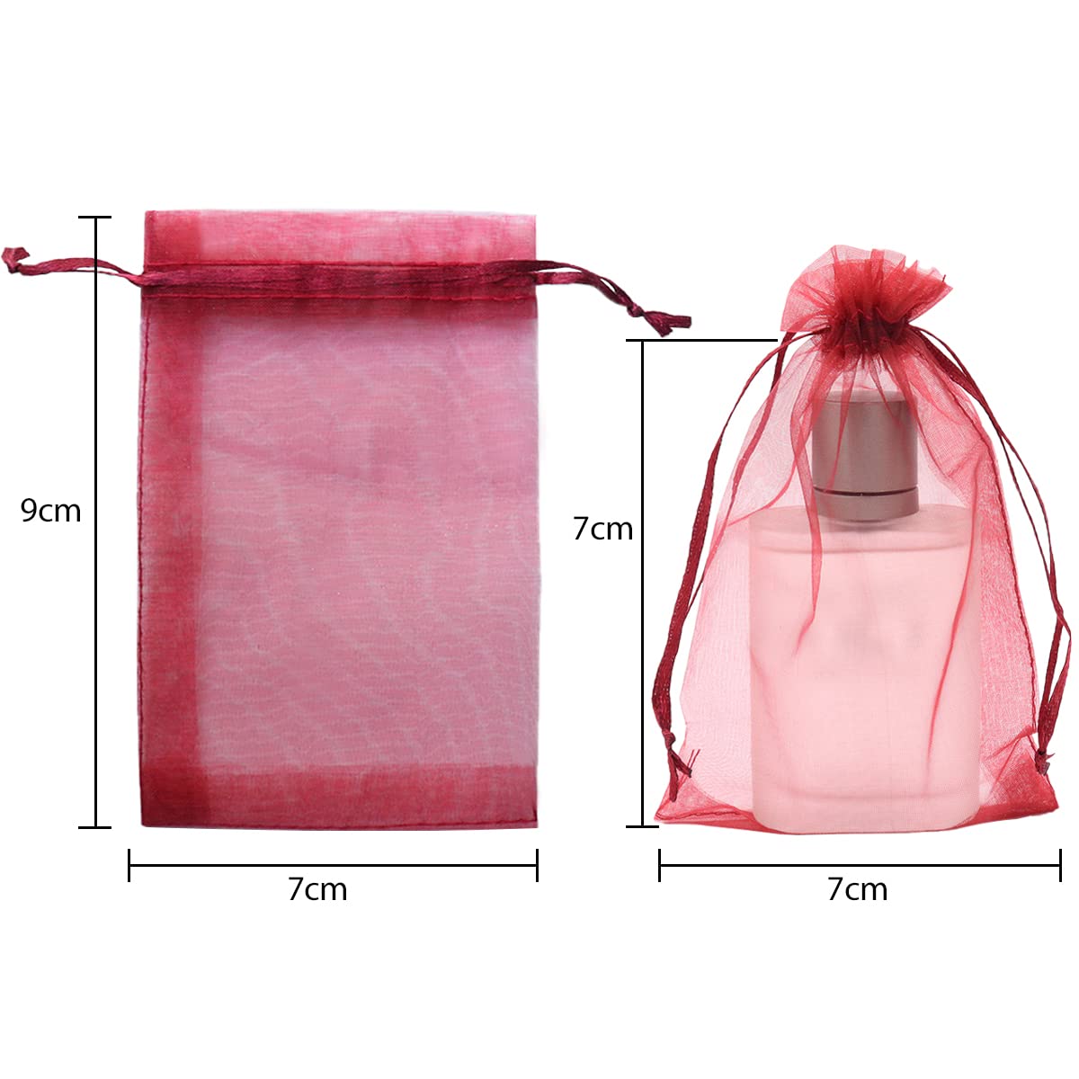 Sacchetti in Organza 7x9 cm per Gioielli Matrimoni Bomboniere