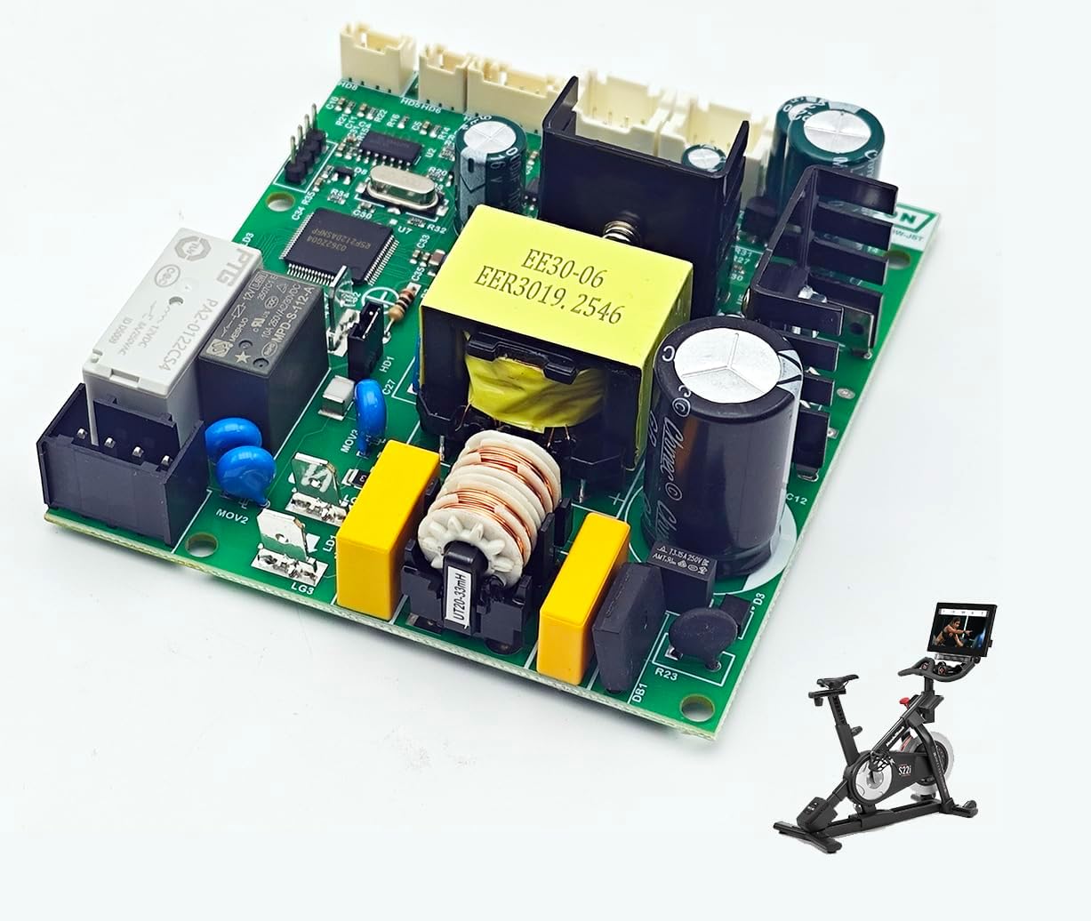 412766 Lower Motor Control Board Controller Compatible with NordicTrack Icon Stationary Bikes LCD FS7I FS9I FS10I FS14I S10I S15I S22I Replacement Part for Exercise Bike