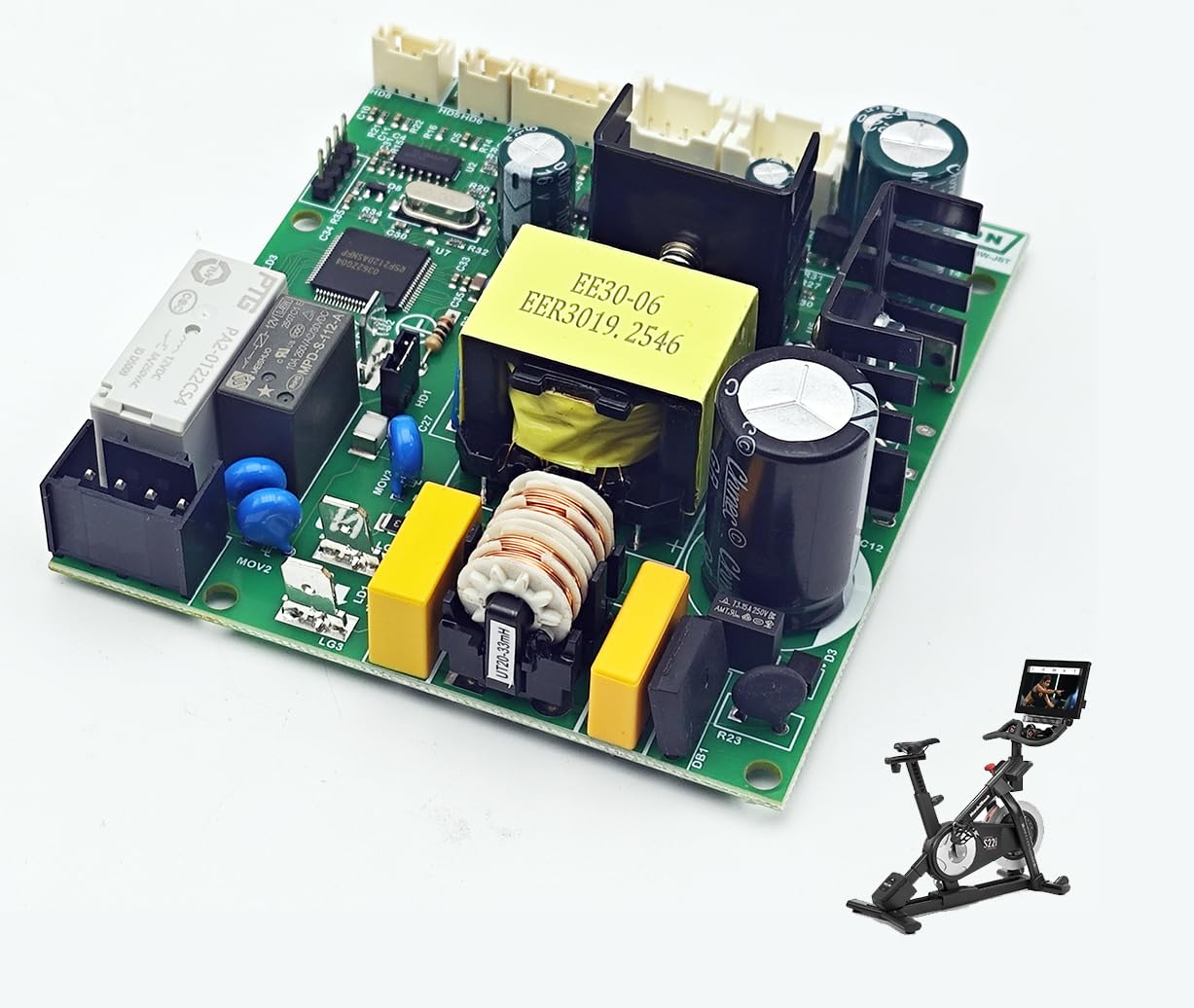 412766 Lower Motor Control Board Controller Compatible with NordicTrack Icon Stationary Bikes LCD FS7I FS9I FS10I FS14I S10I S15I S22I Replacement Part for Exercise Bike