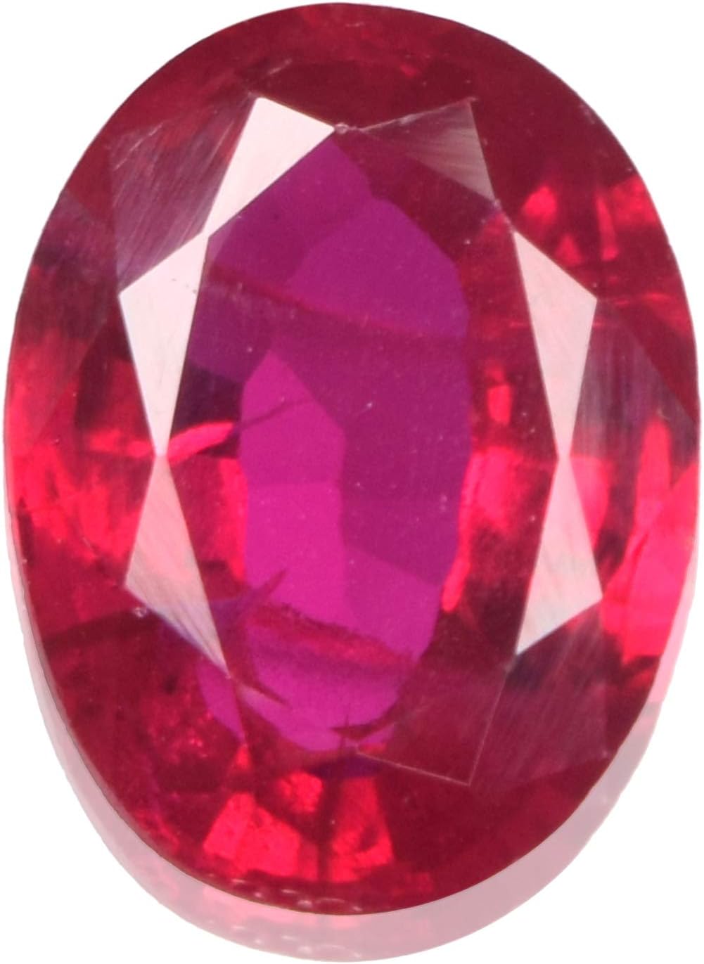 Cetified Red Kunzite Loose Gemstone, Oval Shape Red Color 7.00 Ct. Faceted Stone for Making Ring Jewelry