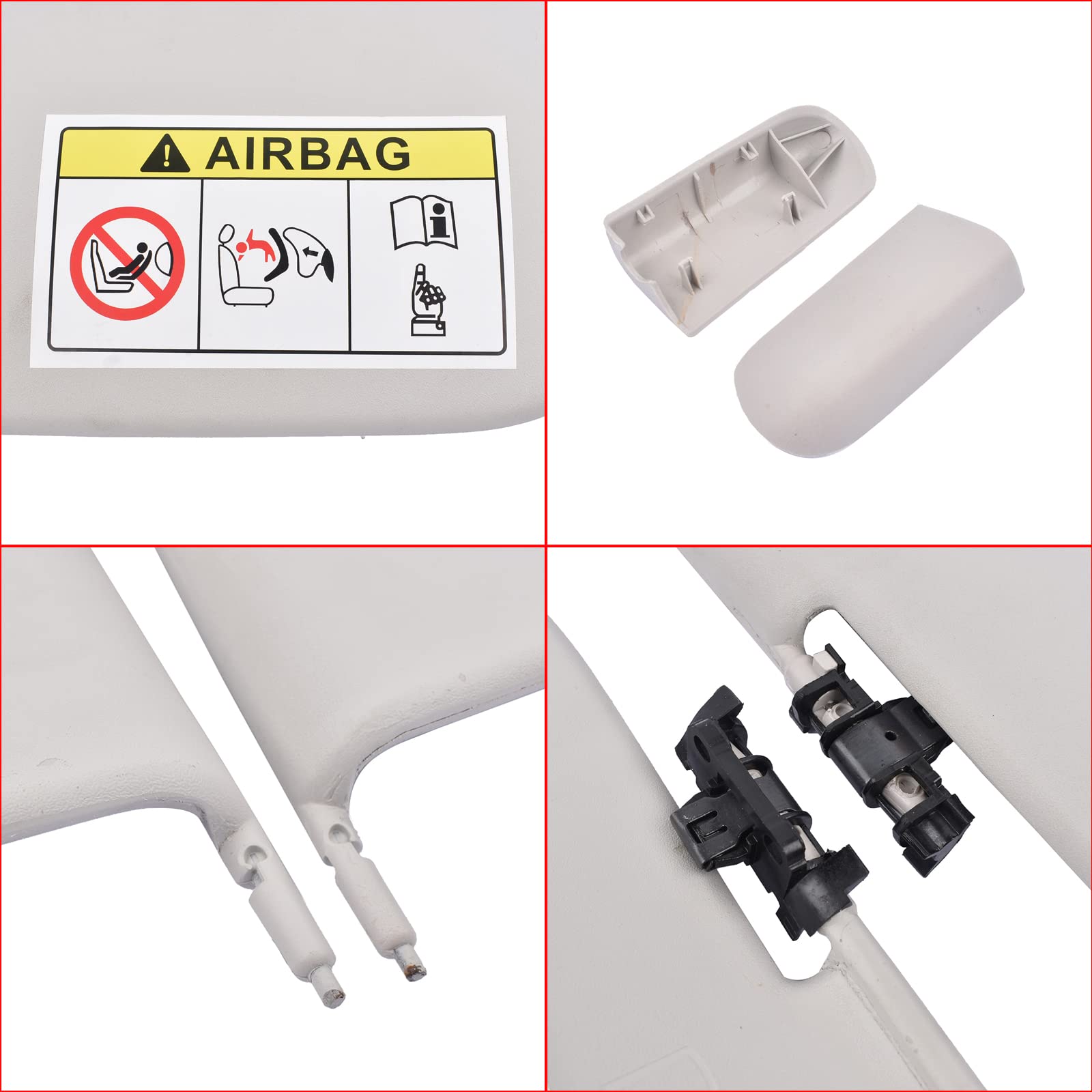 Viseras Parasol Izquierda y Deracha Compatible con C3 II SC 2009-2016 1613251480