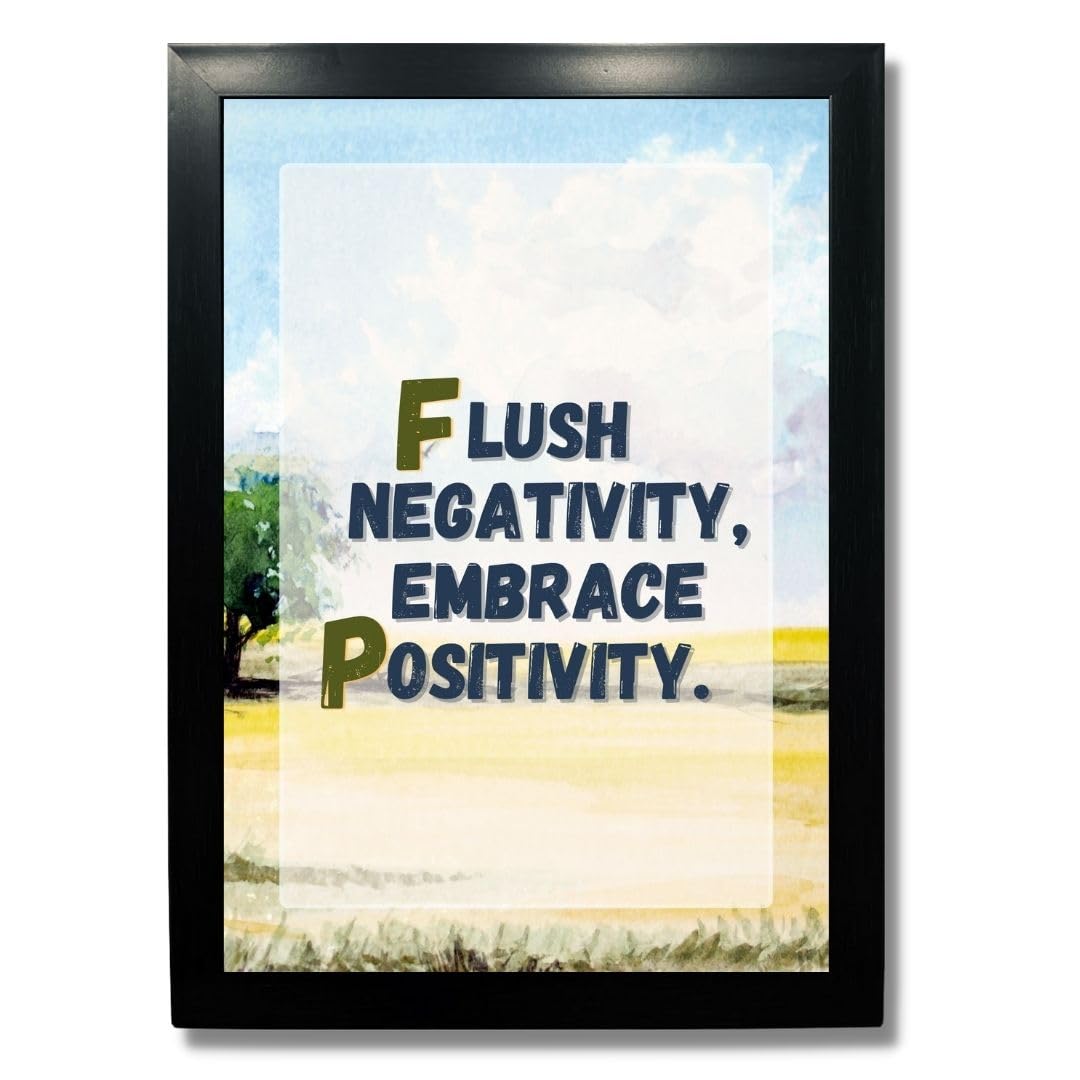 Framed Bathroom Posters - Motivational Quotes -16