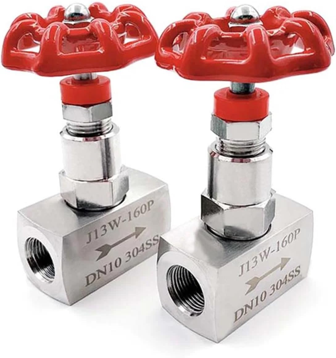 Stainless Steel 201/304/316 Wire Port Needle Valve J13W-160P Internal Thread Needle Valve High Pressure Instrument Valve DN6-25.(DN15 1-2,201 Material)