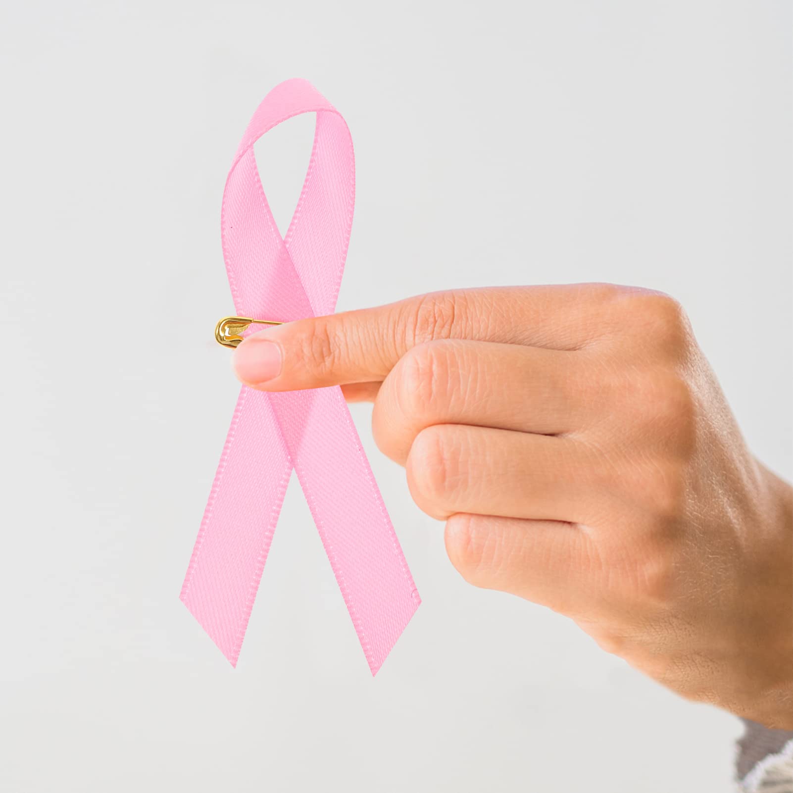 ARTIBETTER 2 Sätze Brustkrebs Bewusstsein Ribbons Mit Anstecknadeln Pinke Bänder Für Wohltätigkeitsveranstaltungen Und Aufklärungskampagnen Zum Dekorieren Von Kleidung Und 200 Stück * 2
