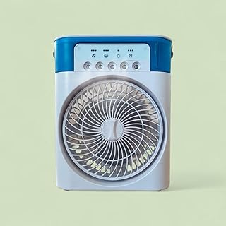 MIST PORTABLE FAN, USB POWERED DESKTOP PORTABLE COOLING FAN, 60 DEGREE ADJUSTABLE FAN