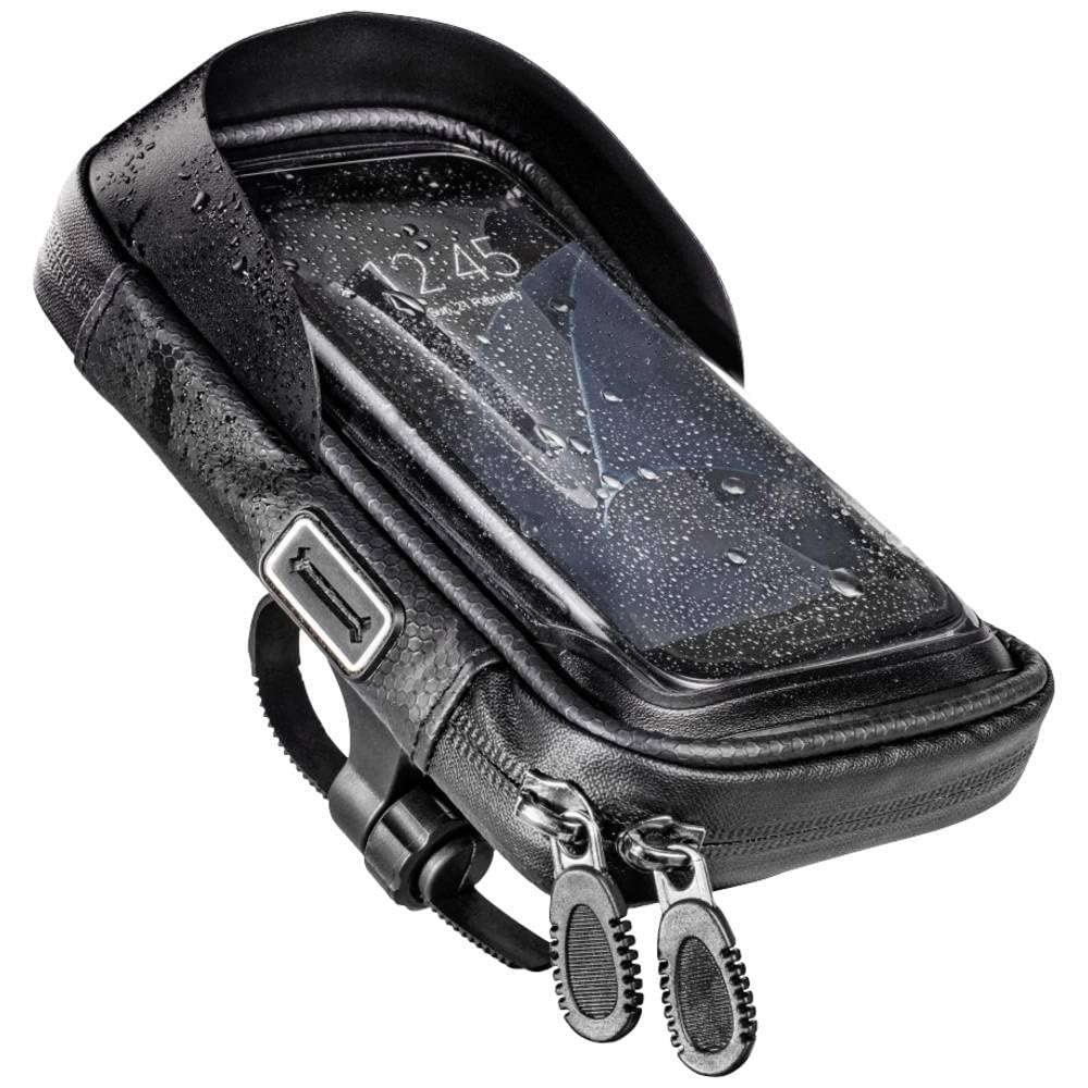 Hama Mobile Phone Case for Bicycle/Motorbike, 360-Degree Rotation, Water-Repellent