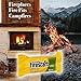 Duraflame Fire Starter for Indoor and Outdoor Use - Quick Ignition Logs for BBQ, Fireplace, Fire Pit and Campfires (24 Pack)