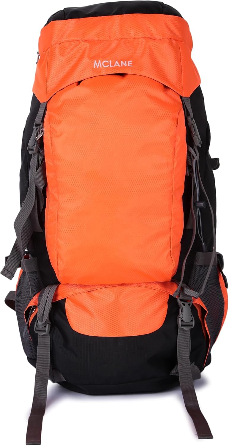 60L Trekking Backpack | Waterproof Hiking Rucksack with Rain Cover | Large Travel Bag for Camping & Outdoor Use-image-10