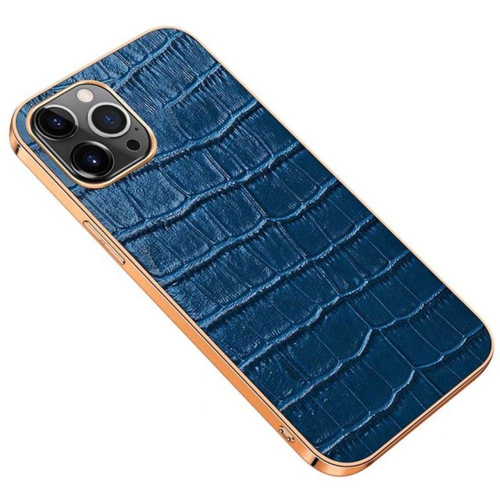 Étui de protection iPhone 12 bleu marine l'accessoire chic du quotidien