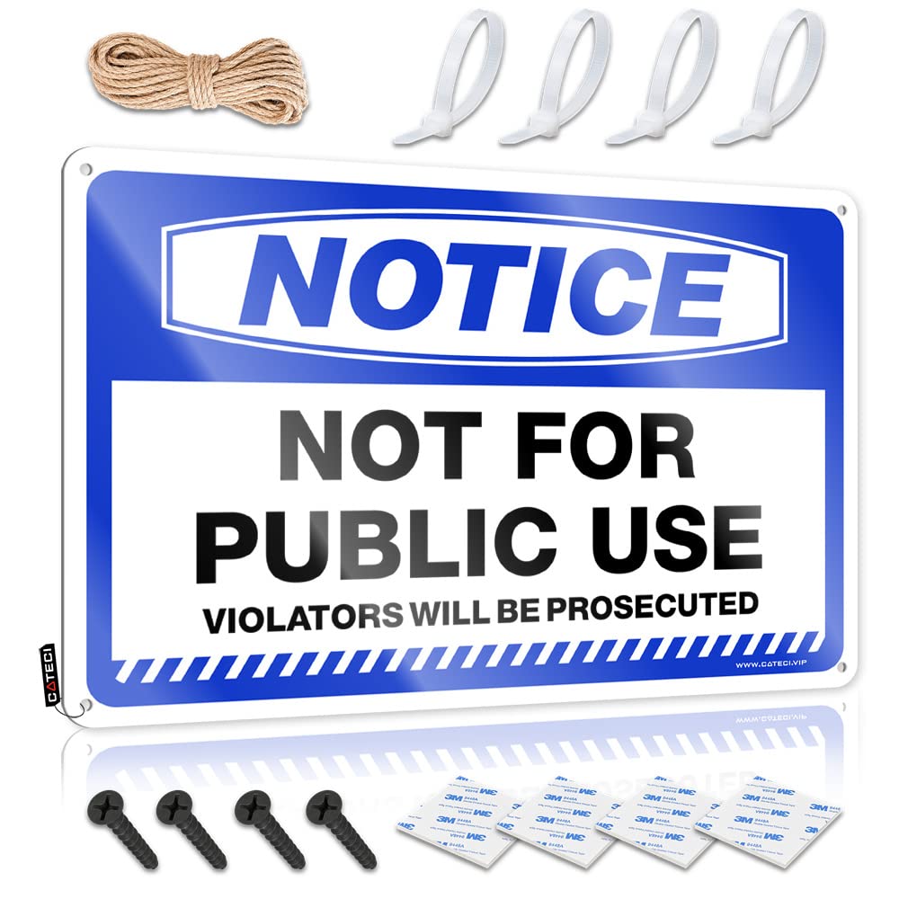 ZTBBDNQHA Funny Garage Signs For Men Notice Not For Public Use Tin Sign Beer Limit Sign Funny Sogns(30X40CM)