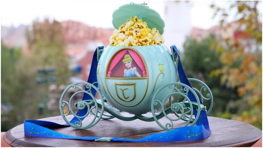 Disneyland 60th Anniversary Diamond Celebration Cinderella Carriage Popcorn Bucket