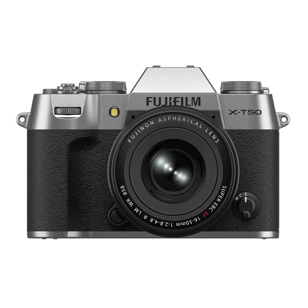 Fujifilm X-T50 40 MP APS-C X-Trans Sensor|Retro Style mirrorless Camera|4k/6.2k vlogging|High Speed Recording FHD 240fps|Advance AF with 16-50mm Optical Zoom Lens f/2.8-4.8 - Silver-picture-13