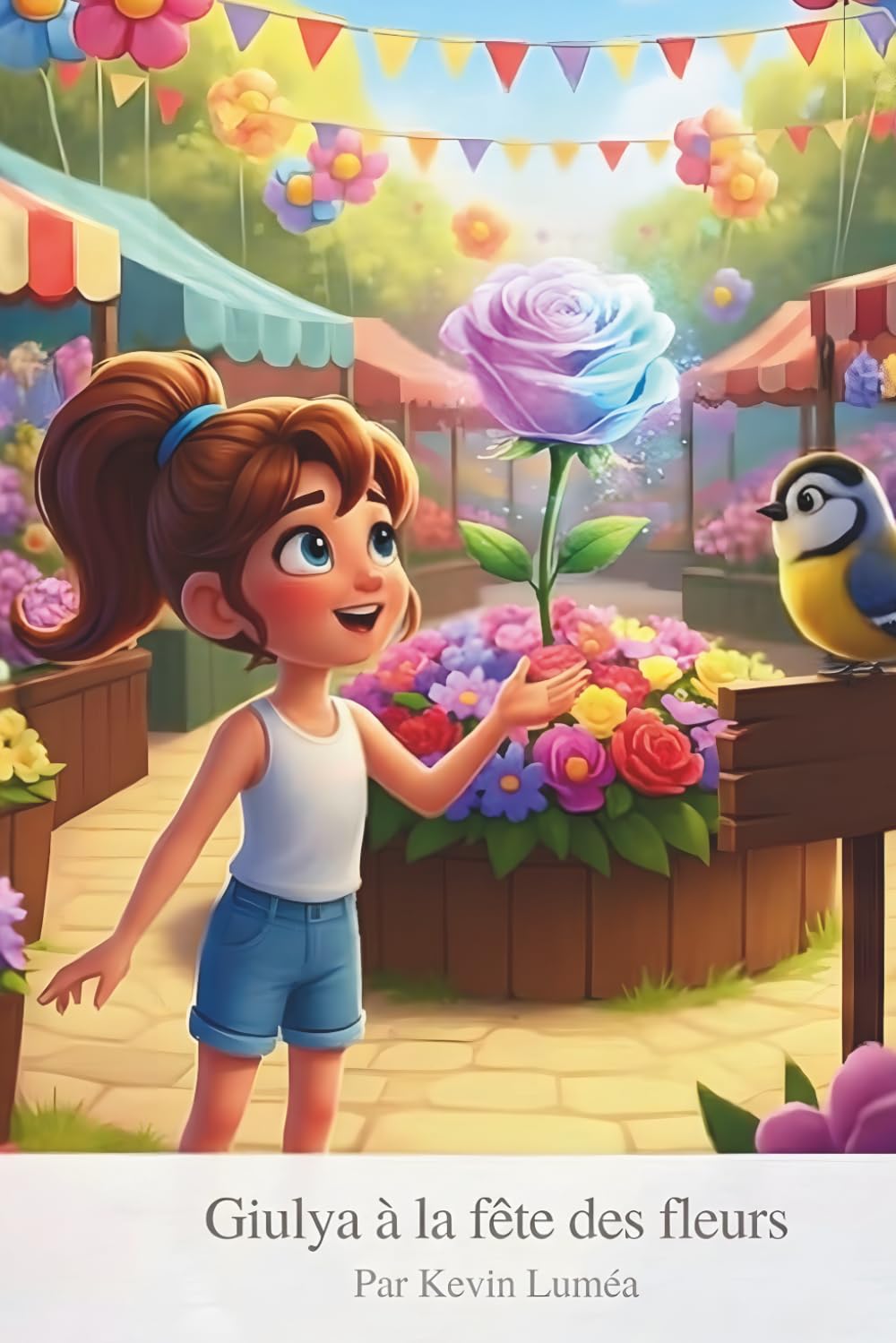 Giulya à la fête des fleurs - Giulya et ses aventures: Un conte illustré sur l'amitié et la magie des fleurs pour les enfants