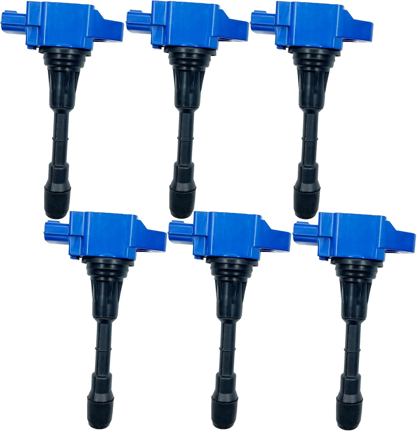 IGNITION COIL UF550 22448JA10C 22448-JA10A UF-550 SET OF 6 COMPATIBLE WITH INFINITI EX35 FX35 G25 G35 JX35 M35 M35H Q50 NISSAN 350Z ALTIMA MAXIMA MURANO PATHFINDER QUEST 2.5 3.5 V6 VQ25 VQ35