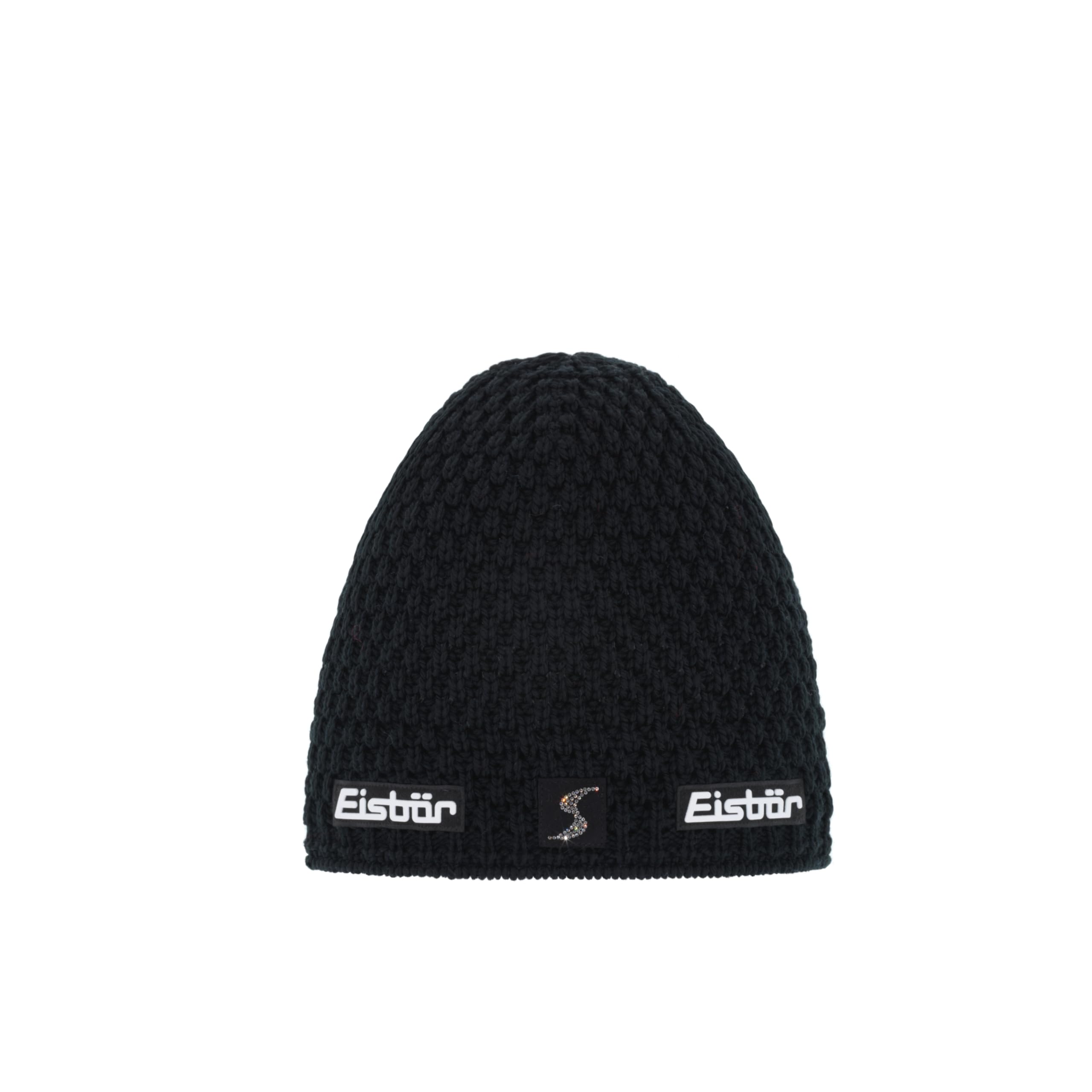 Eisbär Berretto Beanie Trail Crystal Skipool – Lana Merino, Fodera In Pile, Donna, Made In Austria