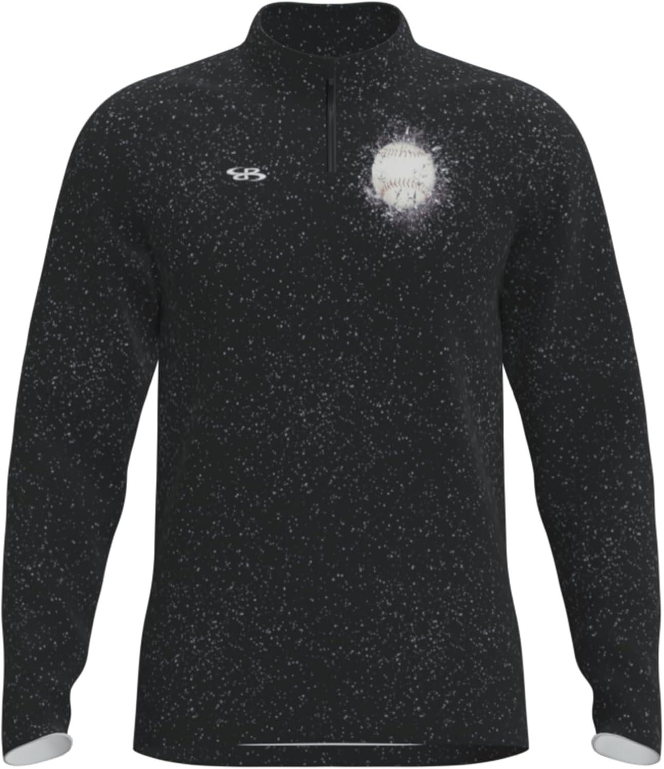Boombah Boys Baseball Highlight Verge Quarter Zip Pullover - Multiple Color/Size Options