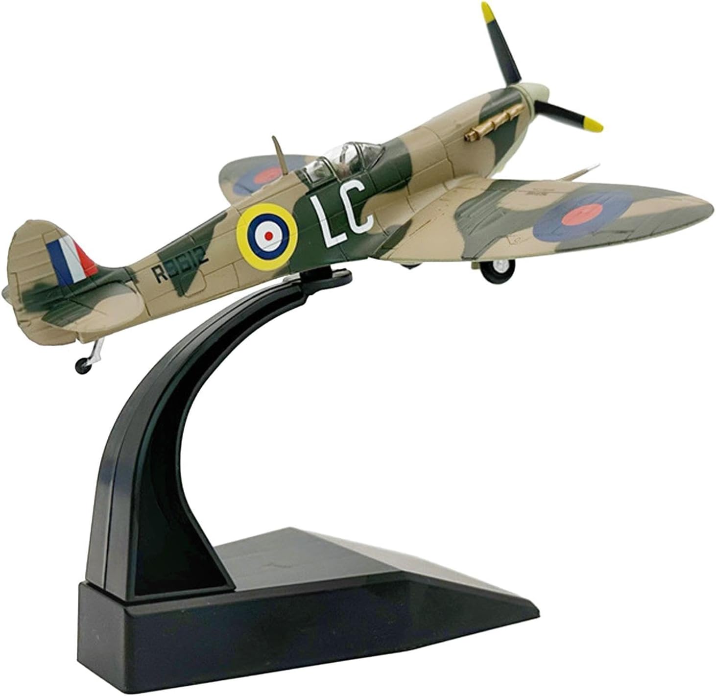 1/72 Scale Spitfire Fighter Aircraft Model Miniature Lifelike Airplane Model