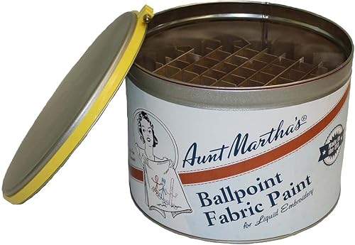 Aunt Martha's Ballpoint Paint Storage Color Caddie, Empty