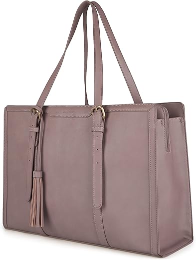ECOSUSI Laptoptasche 15,6 Zoll Aktentasche Damen handtasche damen Groß Handtasche Business Arbeitstasche Bürotasche Damen Notebooktasche Shopper damen groß