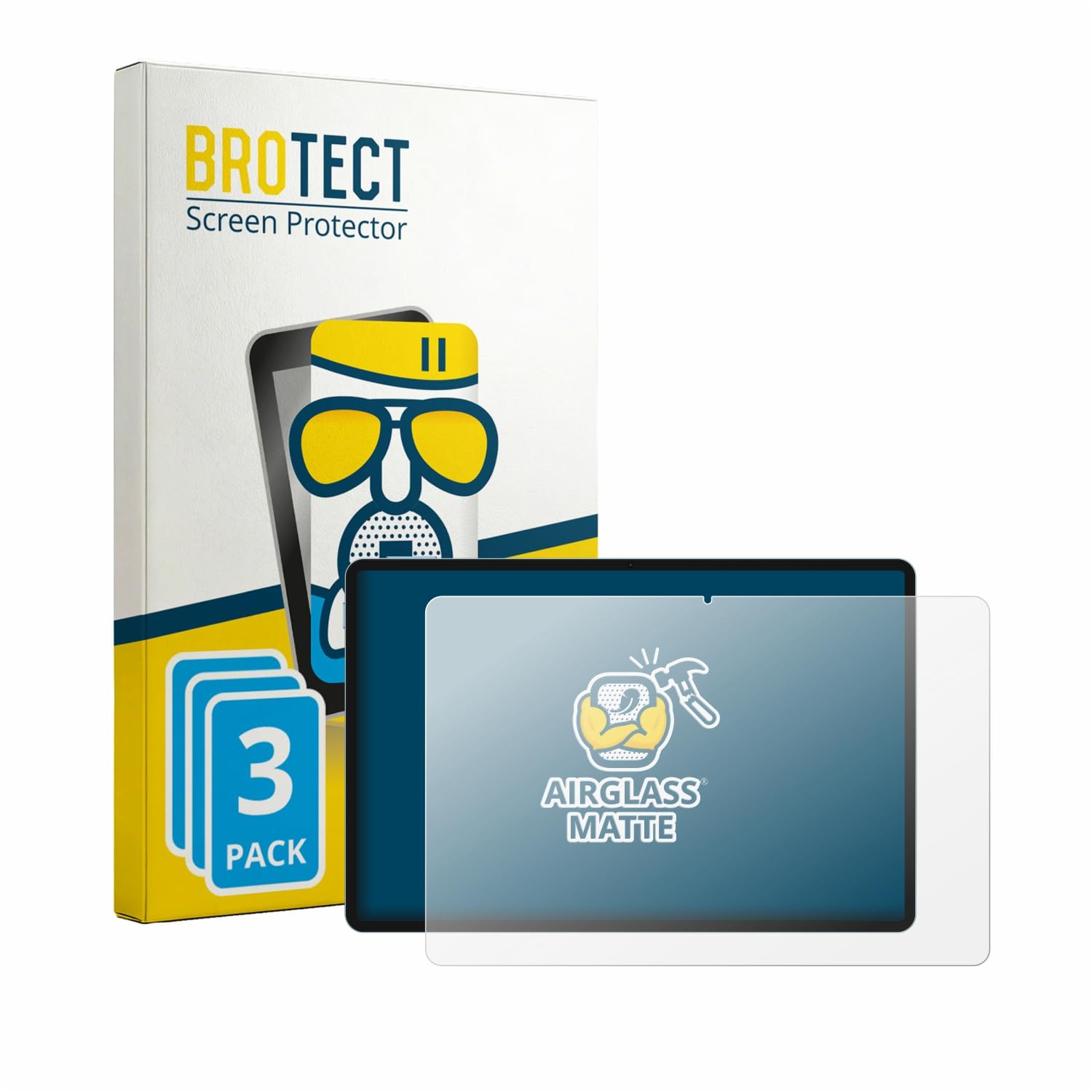BROTECT Protector Pantalla Mate Cristal para Teclast P50 2026 (3 Unidades) Protección Anti-Reflejos