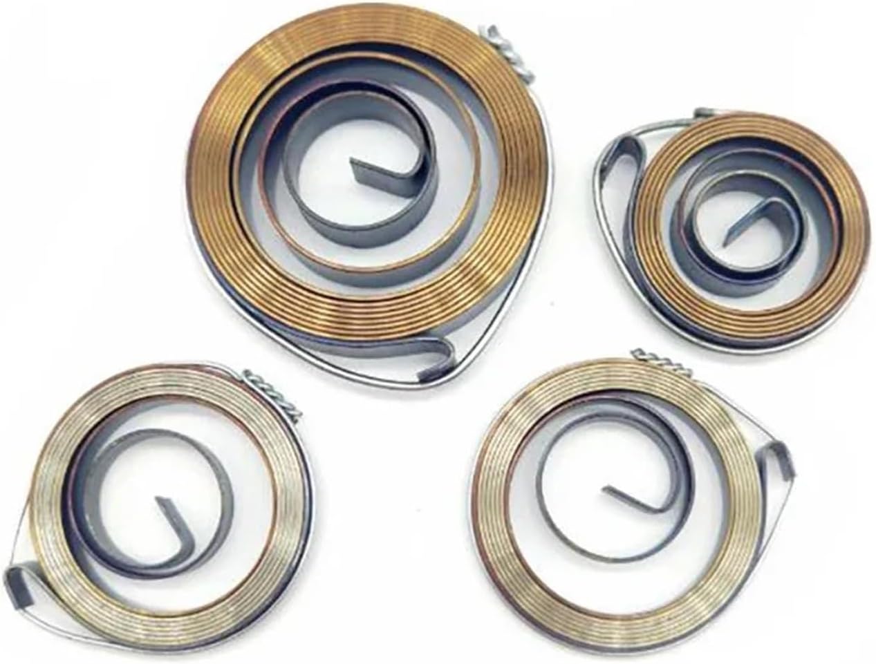 Drill Press Return Spring Flat Spiral Coil Constant Force Springs(0.4x11x3600mm 1pc)