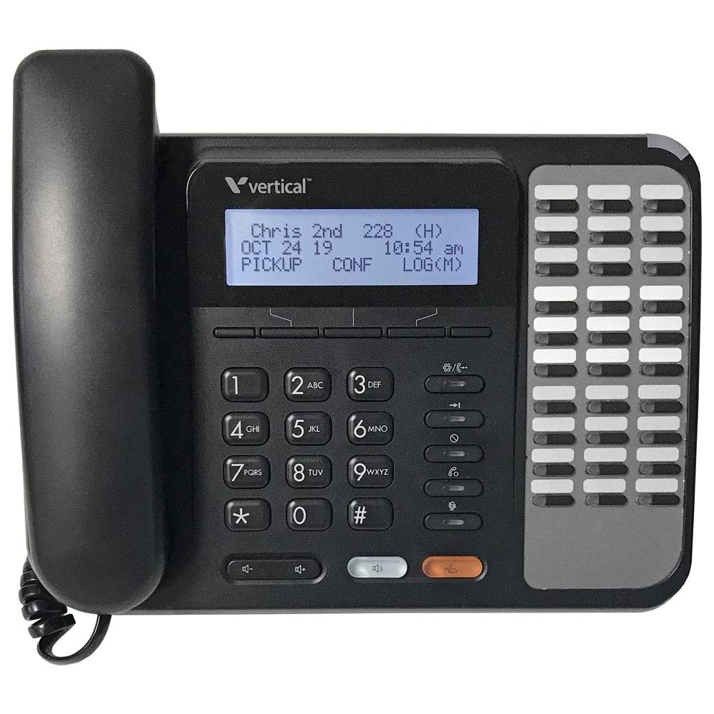 Vertical Edge 9000 30-Button Digital Phone/HD Full-Duplex Backlit (VU-9030-00) (Renewed)