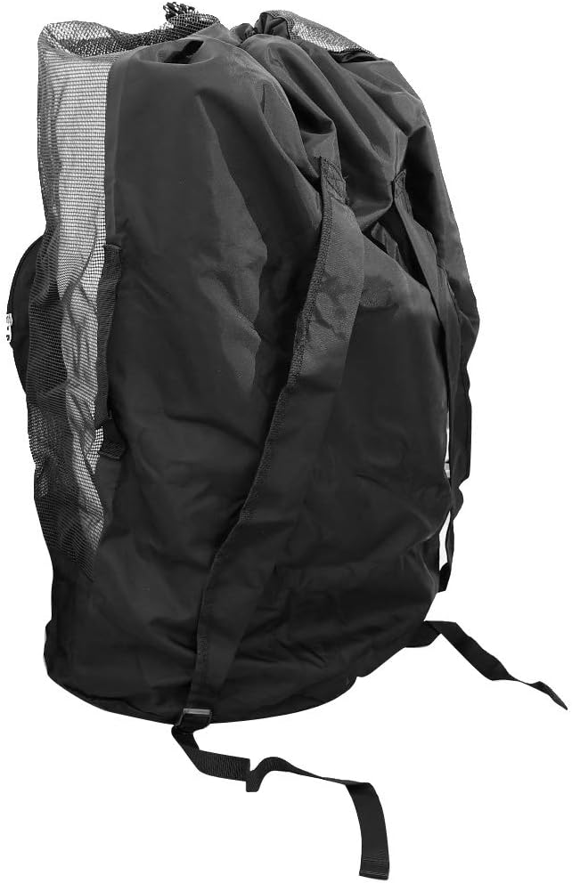 weight Scuba Diving Mesh Backpack with Adjustable Straps - for Snorkeling, Diving, Water Sports - Mesh Duffel Bag with Quick Drainage - Dive Bag for Storage and Transport