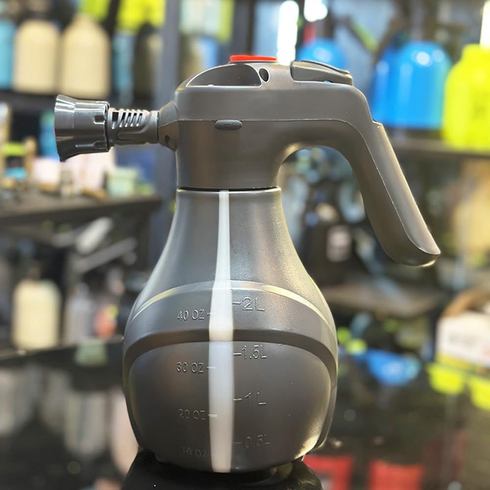 Spruzzatore di Schiuma Elettrico 2L Strumento per Lavaggio Auto Wireless Pompa Schiuma Spruzzatore per Irrigazione Domestica per Lavaggio Auto Irrigazione di Piante