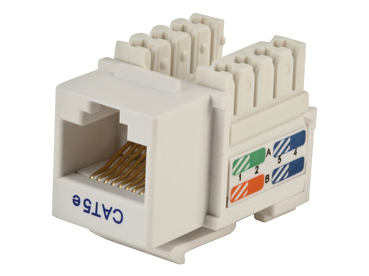 Amazon.com: monoprice cat5e punch down keystone jack - white : electronics