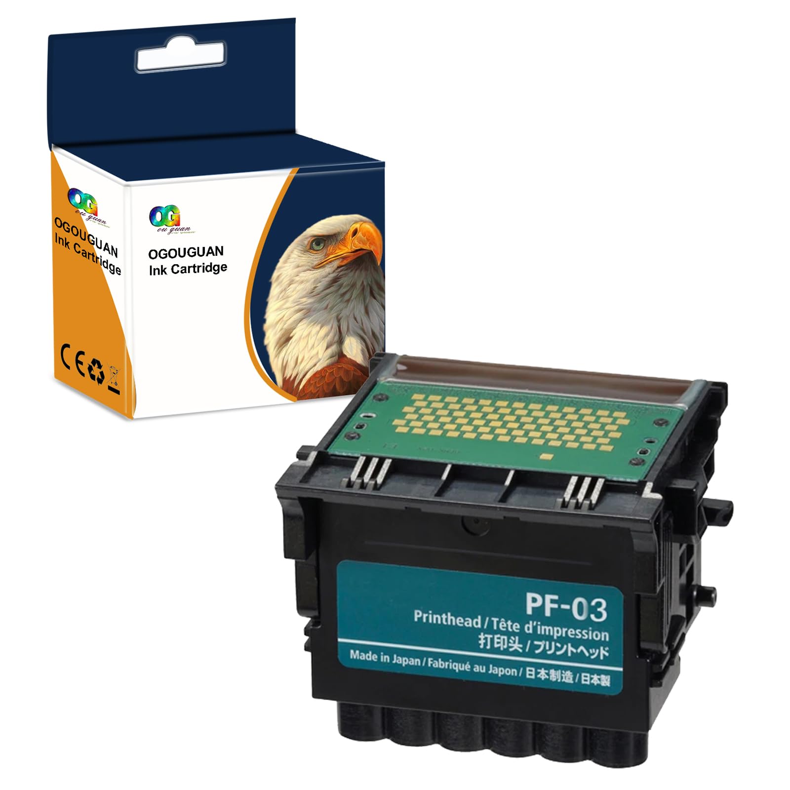 Testina di stampa PF-03 rigenerata compatibile con Canon IPF500 IPF510 IPF600 IPF605 IPF610 IPF700 IPF710 IPF720 IPF810 IPF815 IPF9000S
