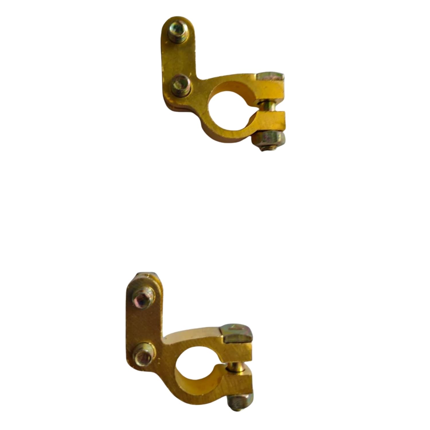 Battery Terminal Clamp Set for Car & Bike | Positive & Negative Brass Battery Connectors | Corrosion Resistant Universal F... - Review, Price and Buying Guide