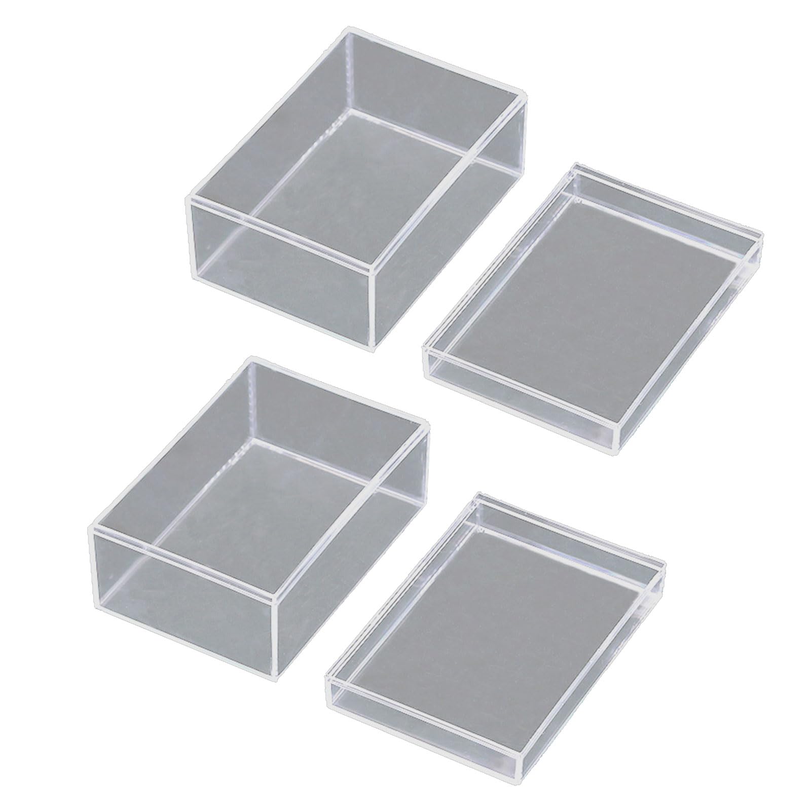 FGDTREE Playing Card Storage Travel Tarot Game Cards Case Decorative Deck Card Container Clear Playing Cards Holder Boxes Deck Container