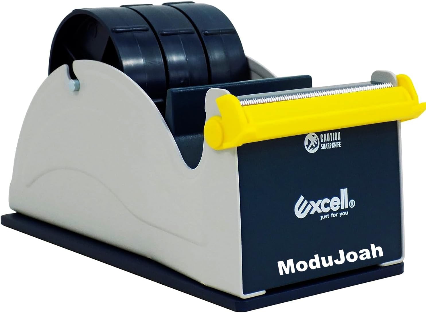 MDJ Excell Premium Steel 3 inch Core Metal Multi-Roll Desktop Tape Dispenser for Masking, Packing, Shipping, Packaging, Heat Transfer and Painter (3-inch Wide)