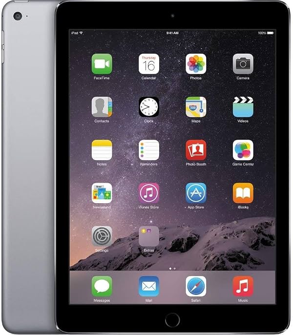 Apple iPad Air 2 MNV22LL/A (iOS 11, 32GB, WiFi) - 1 unidad (Reacondicionado)