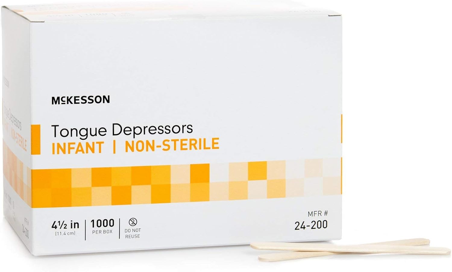 McKesson Tongue Depressors for Infants Wood, NonSterile
