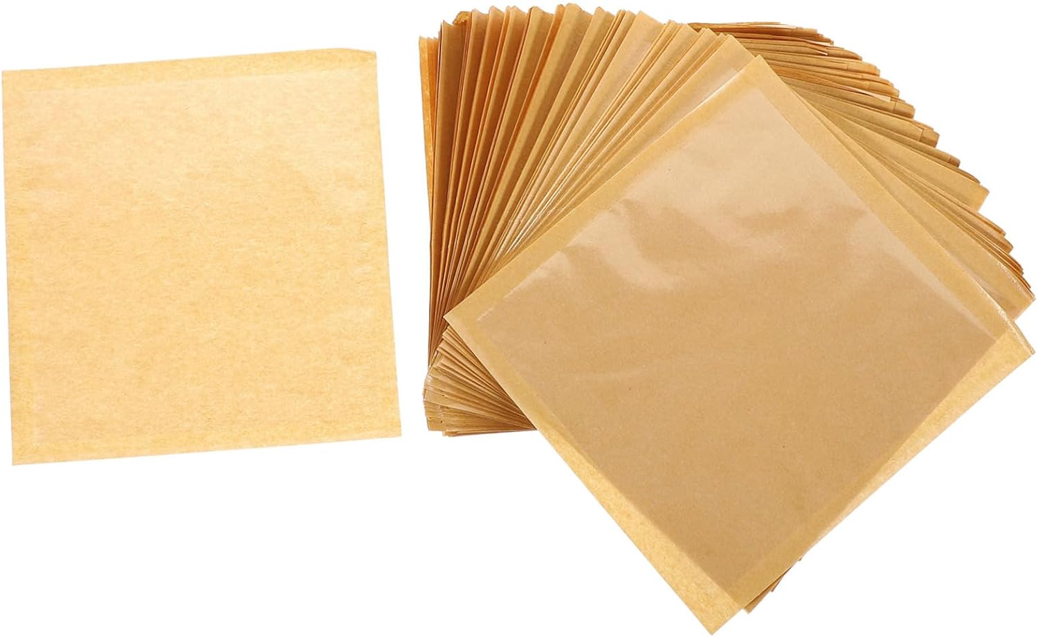 KOMBIUDA 100pcs Reusable Cookie Wrapping Bags Food-grade Paper Bread Packaging Bags Bakery for Snacks Sandwiches and Quick Meals for Home and Restaurants