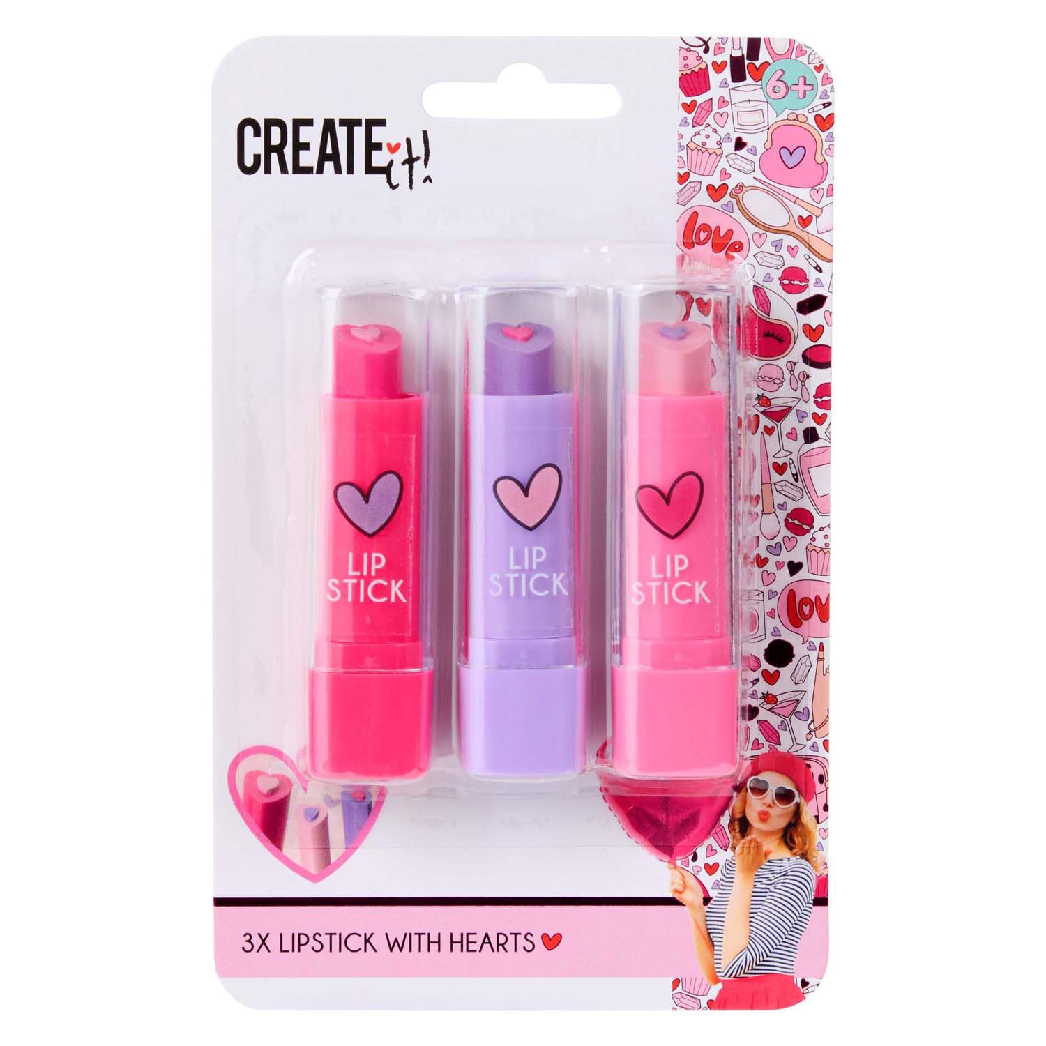 Create it! Lippenstift Set Herzform | Produktbeschreibung