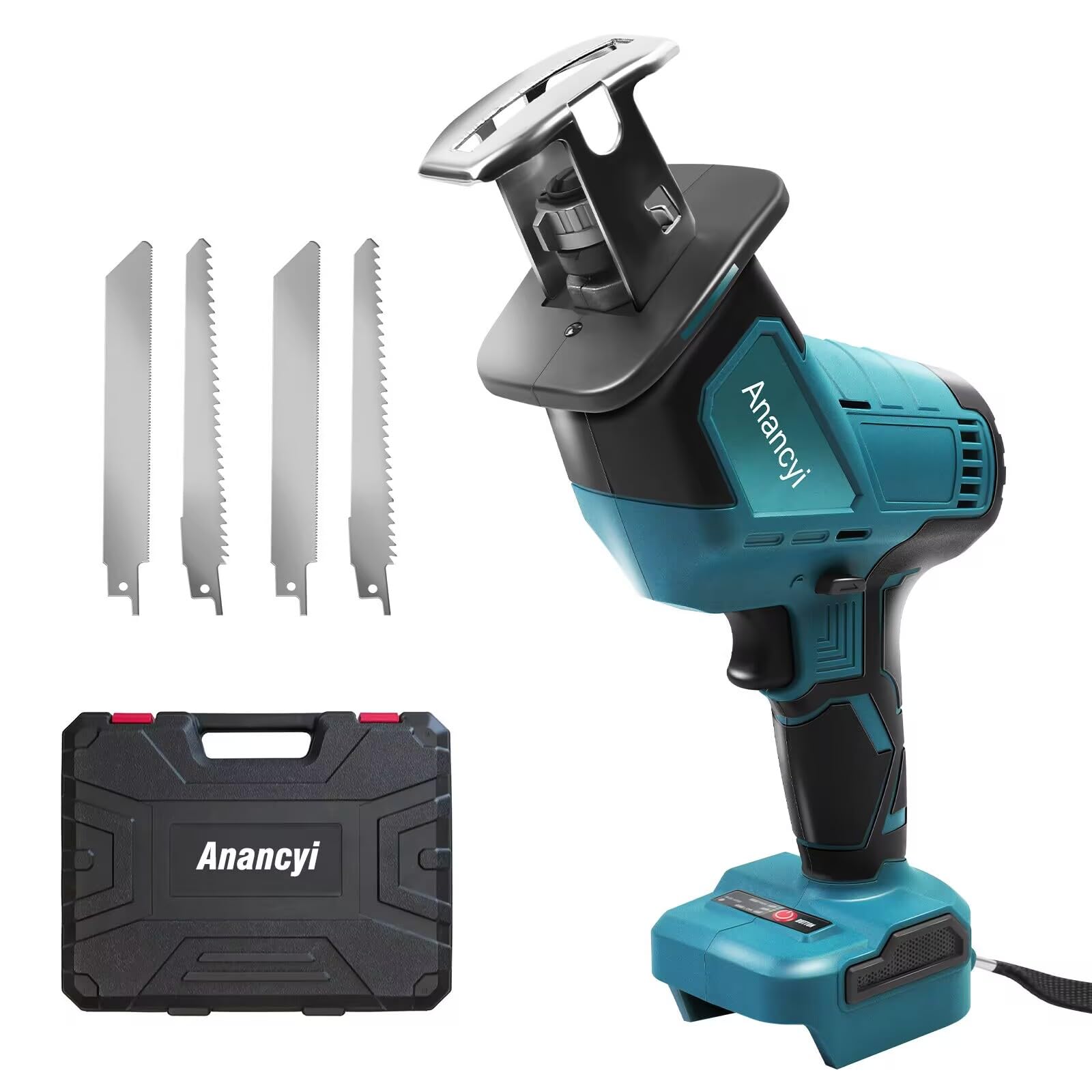 Makita 40 V Max Reciprozaag 4,0 Ah accu (2 st), snellader, in kunststof