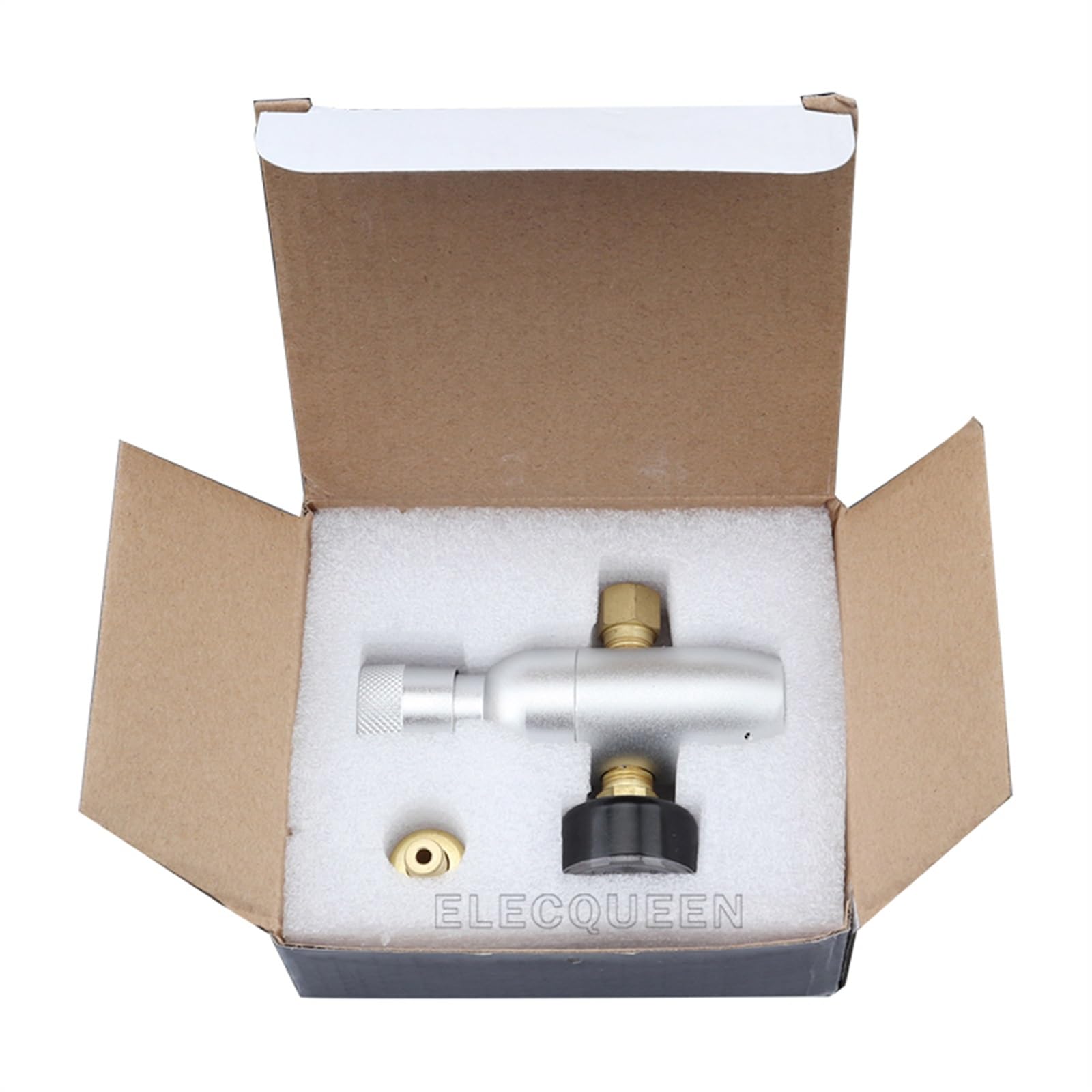 Kit Cerveza Kit de Cargador de CO2 regulado Homebrew, 7/16quot; Accesorios portátiles regulados para Cerveza casera Accessoire De Brassage(60psi)