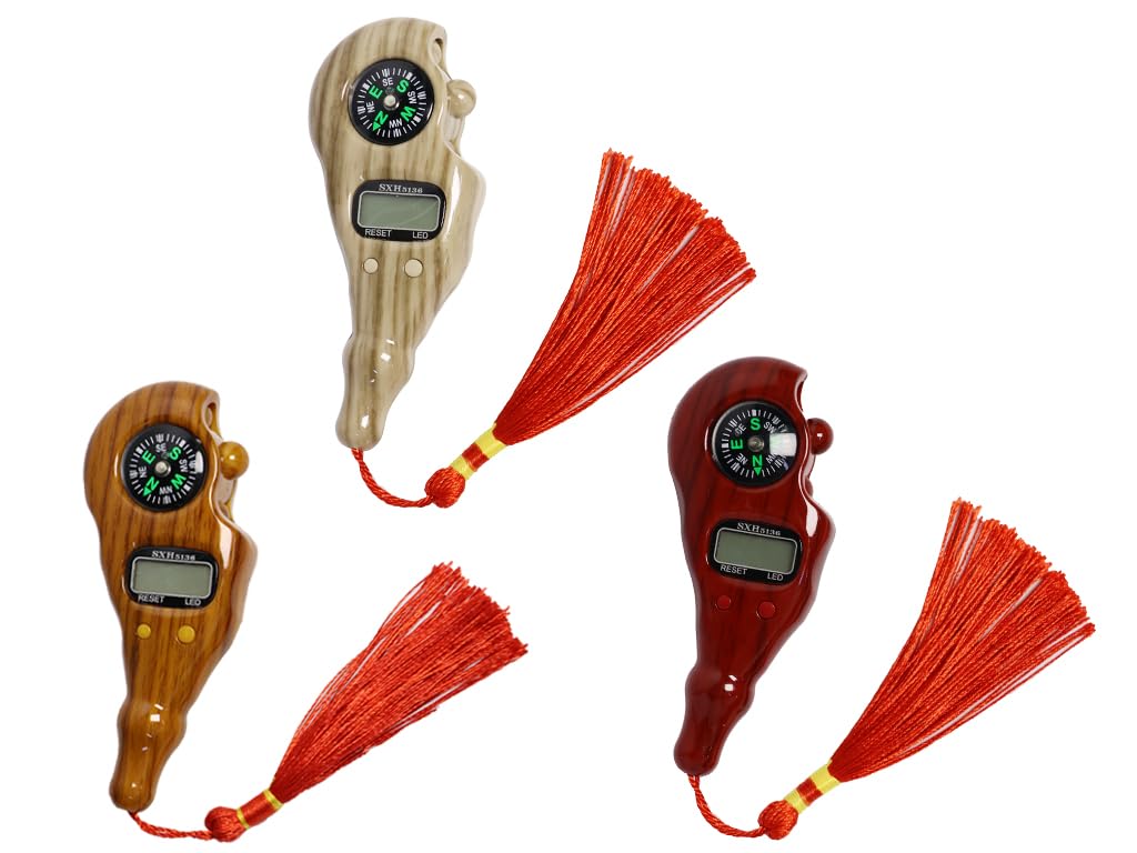 Abiyou 3PCS Digital Beads Counter, Buddha Beads Counter, Prayer Beads Counter, Digital Finger Counter, Digital-Tasbih Counter with Compass and Light, for Meditation, Relaxation, Muslim Prayer