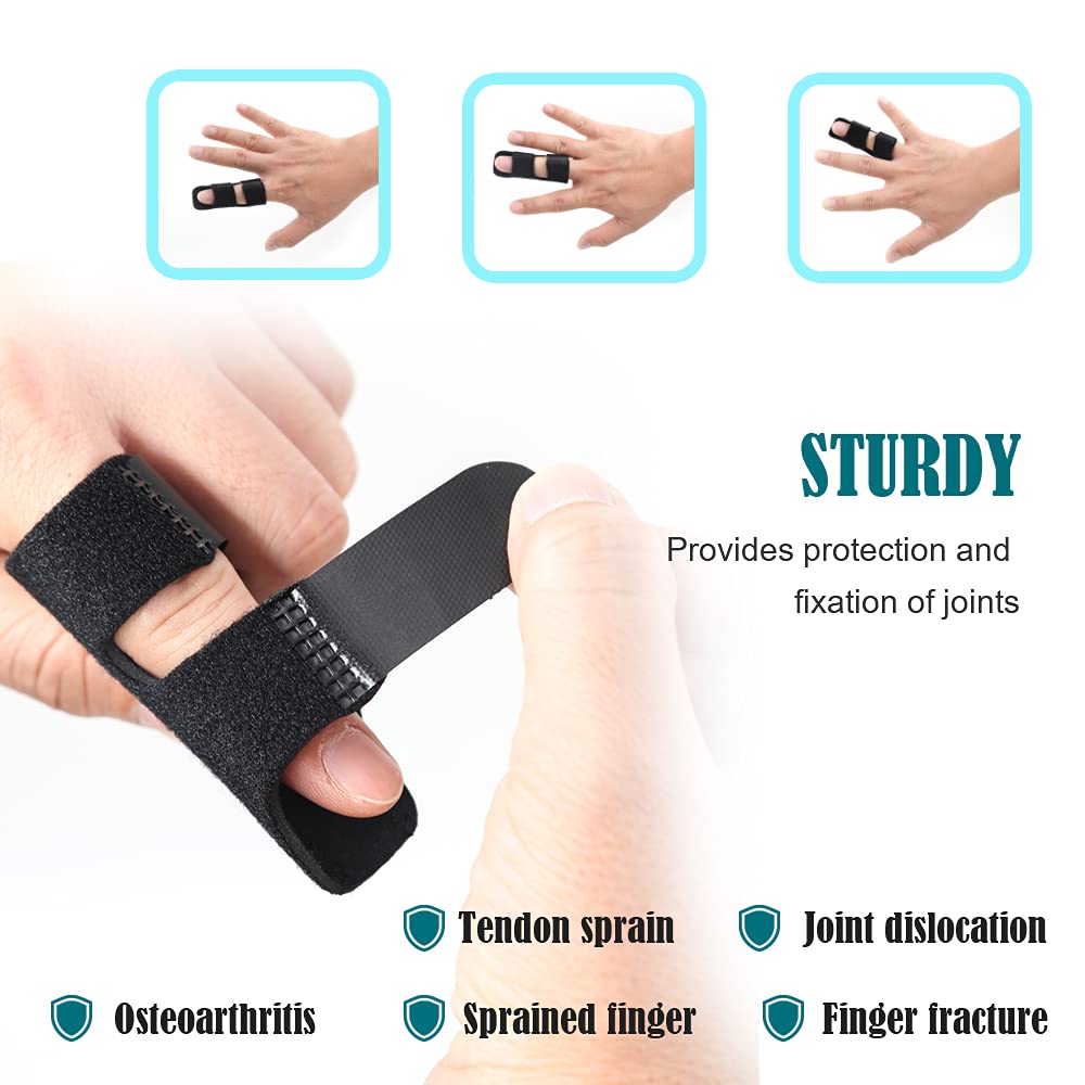 Buy 4 Pcs Trigger Finger Splints,Finger Brace,Finger Knuckle